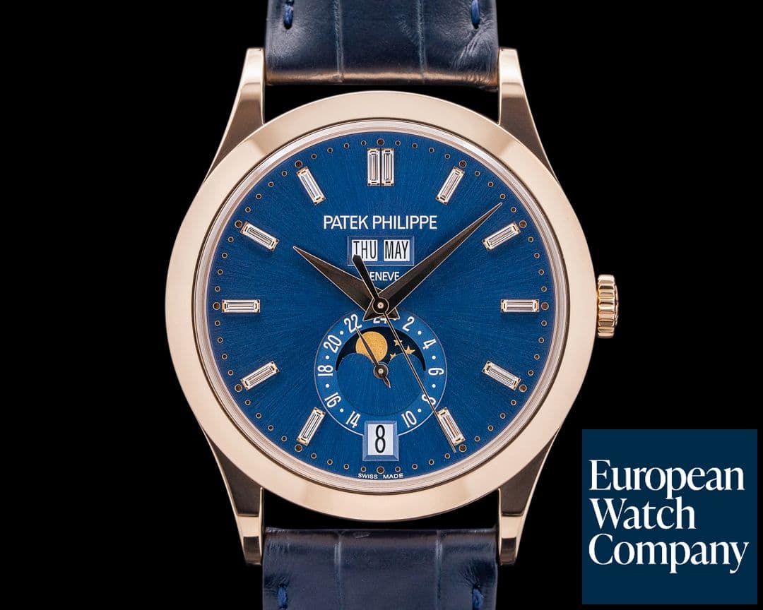 Image of Patek Philippe Annual Calendar 5396R 18K Rose Gold Blue Diamond Dial