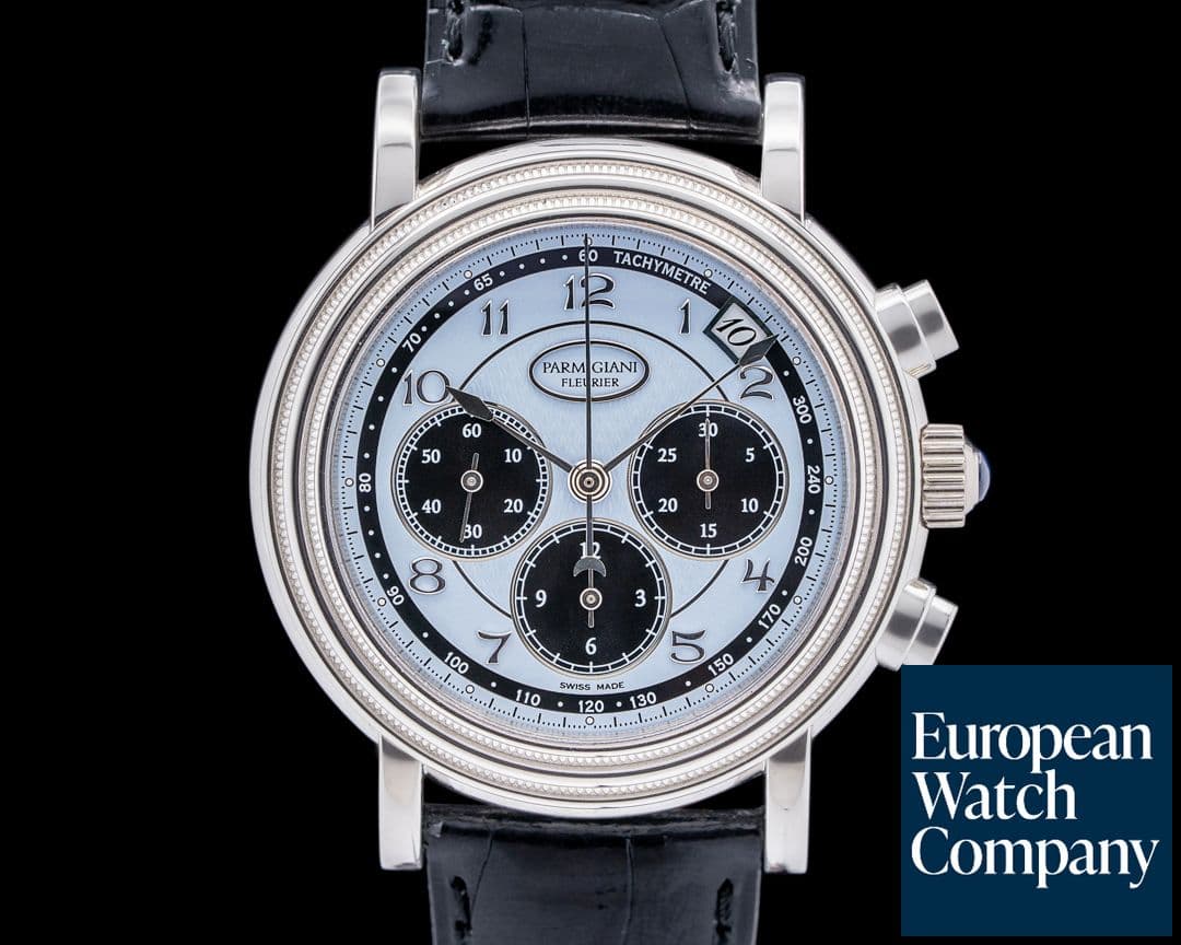 Image of Parmigiani Fleurier Toric Chronograph Platinum Blue Dial