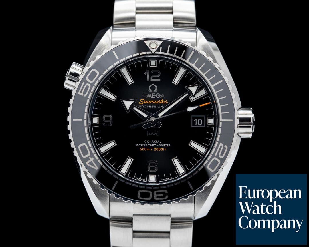 Image of Omega Seamaster Planet Ocean Co-Axial SS Black Dial