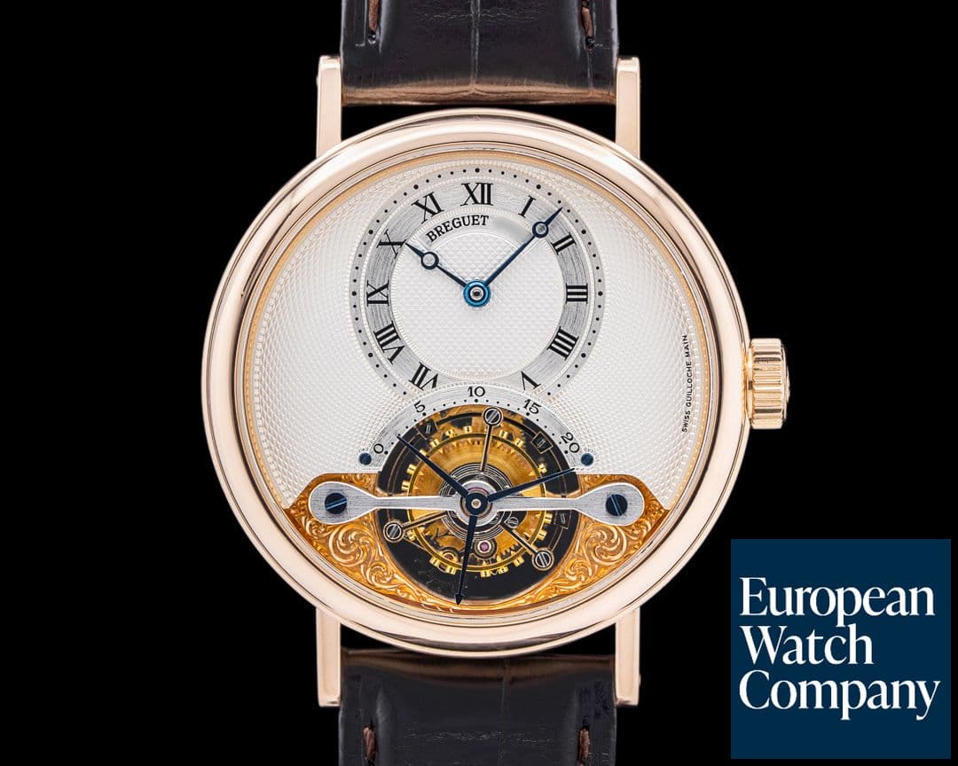 Image of Breguet Tourbillon 3357BR 18K Rose Gold Silver Dial