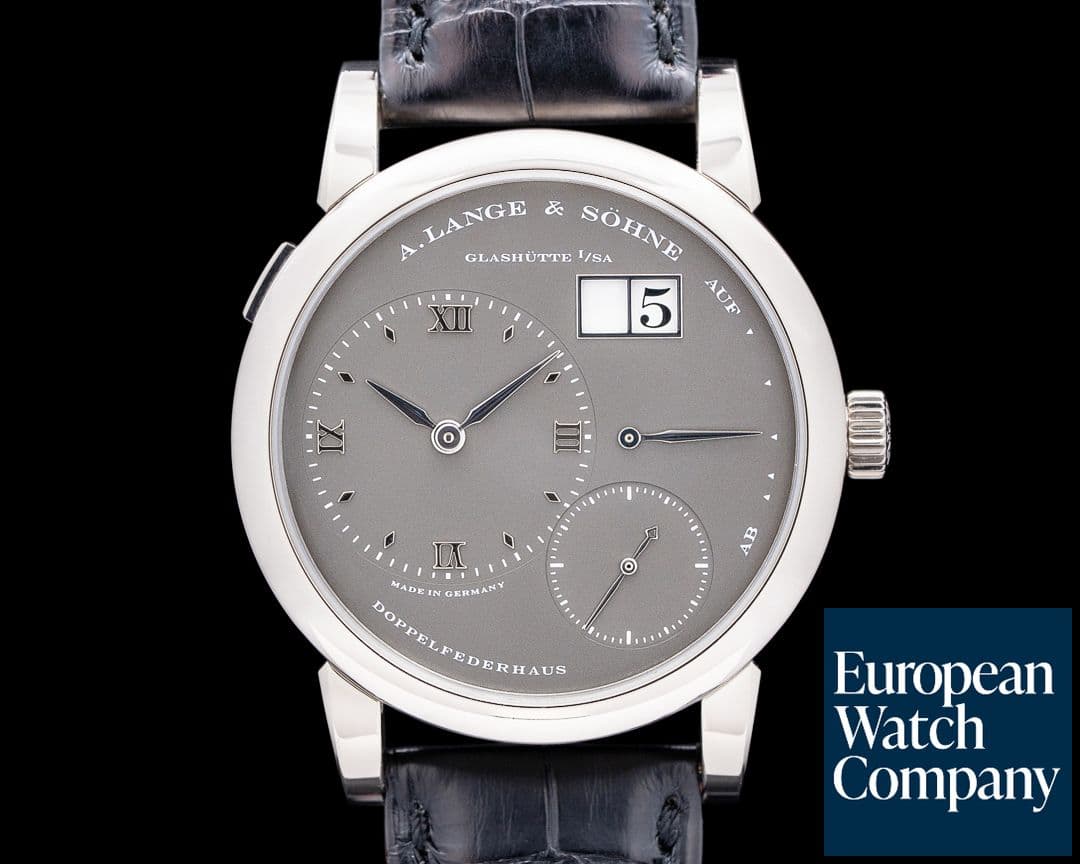 Image of A. Lange and Sohne Lange 1 101.030 18K White Gold Gray Slate Dial