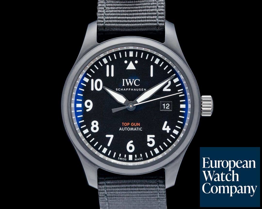 Image of IWC Top Gun Automatic 41MM Ceramic / NATO Strap