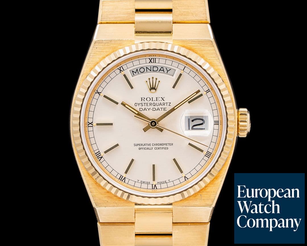 Image of Rolex OysterQuartz Day Date 18K Yellow Gold / Champagne Dial