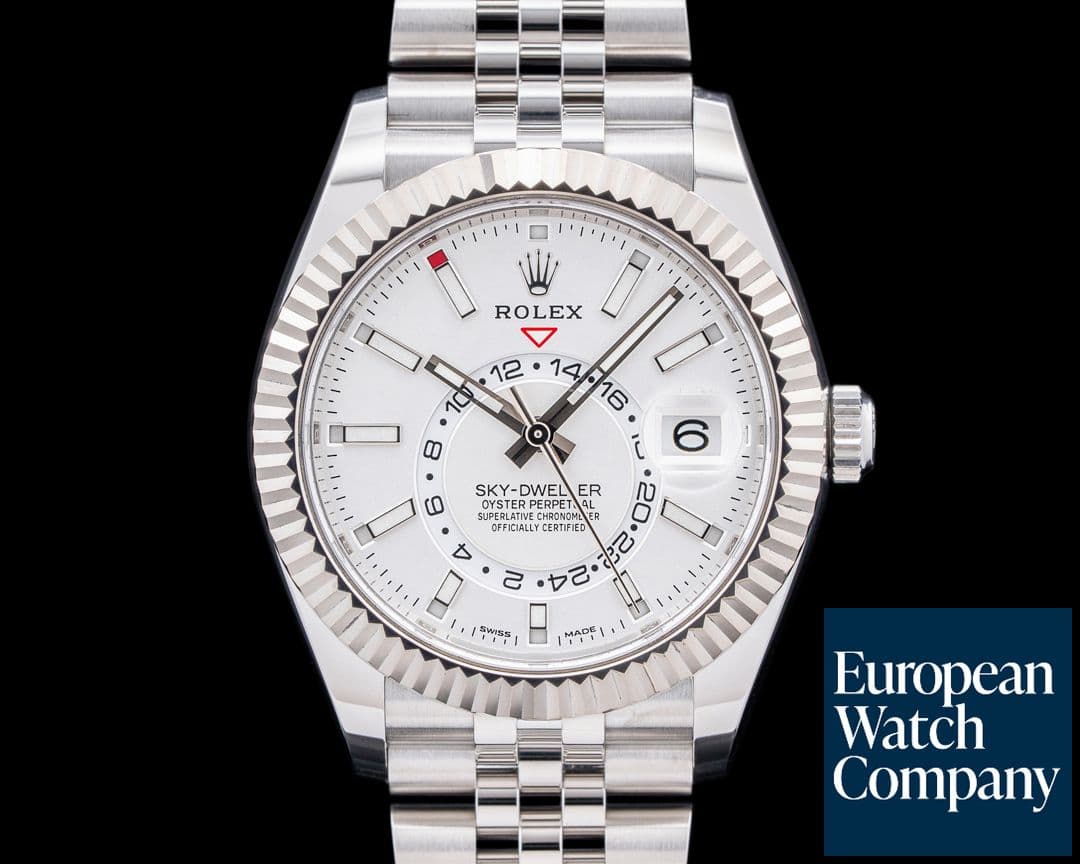 Image of Rolex Sky-Dweller 326934 Jubilee SS Silver Dial