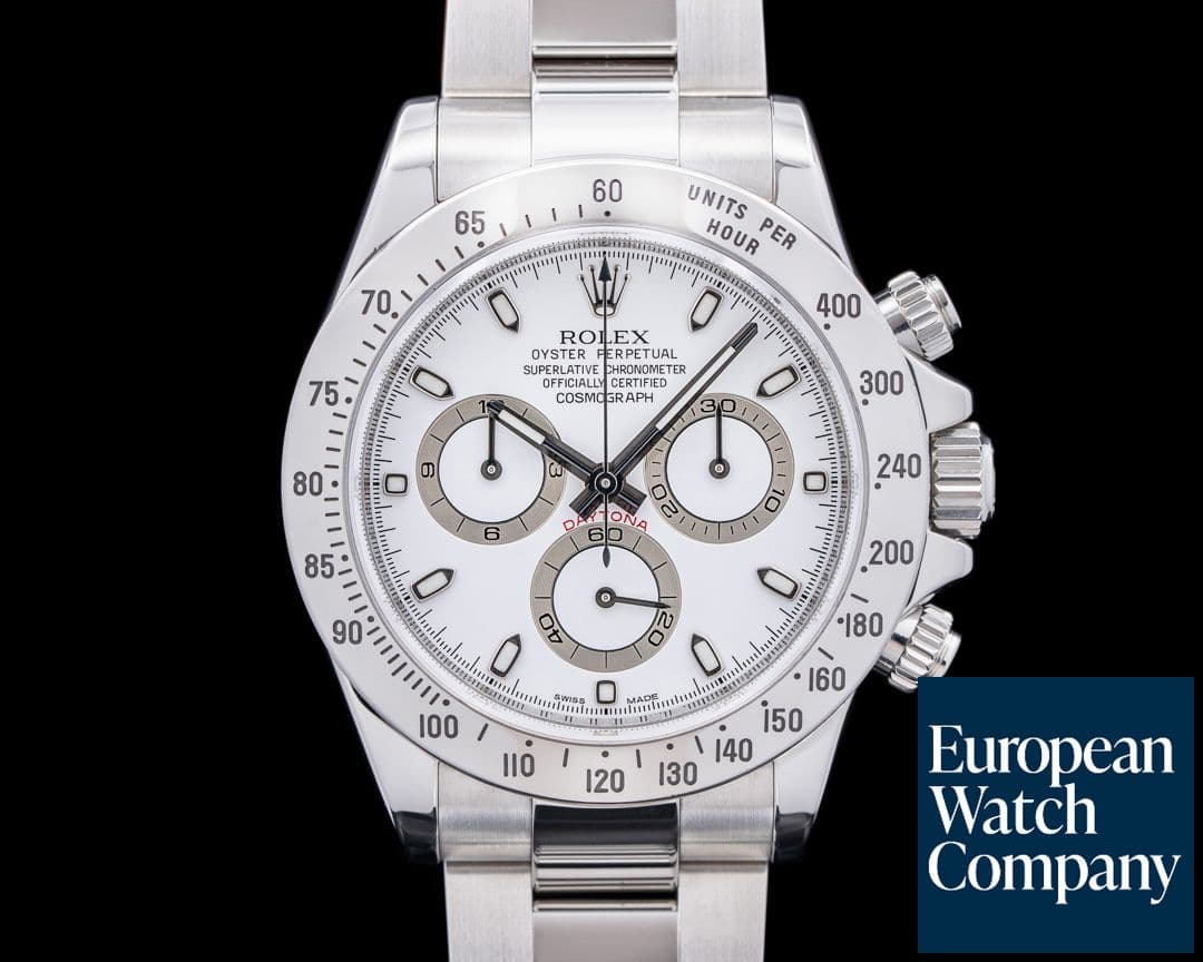 Image of Rolex Daytona 116520 SS White Dial