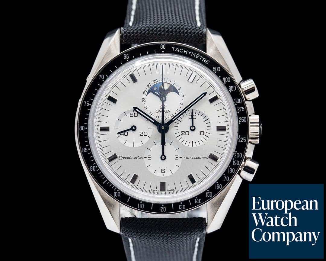 Image of Omega Speedmaster Moonphase Apollo 11 18K White Gold "30th Anniversary"