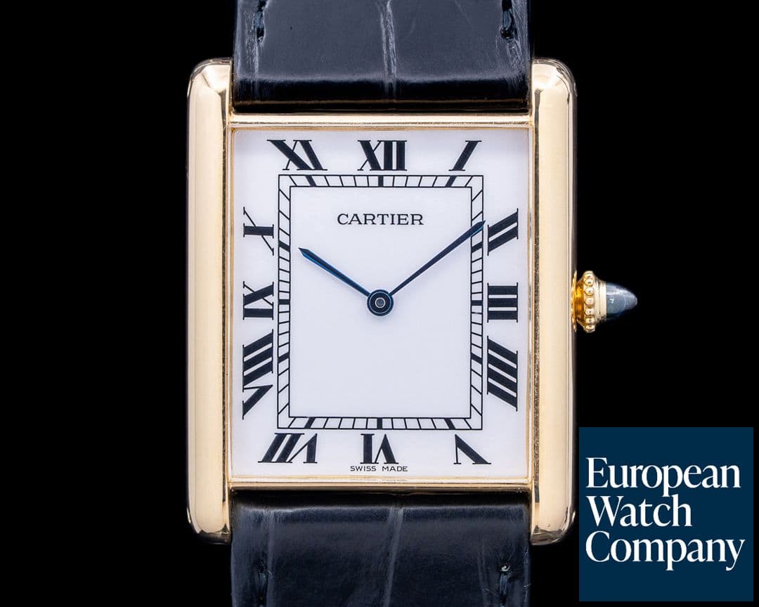 Image of Cartier 17002 Tank Louis Cartier Jumbo Automatique 18K Yellow Gold