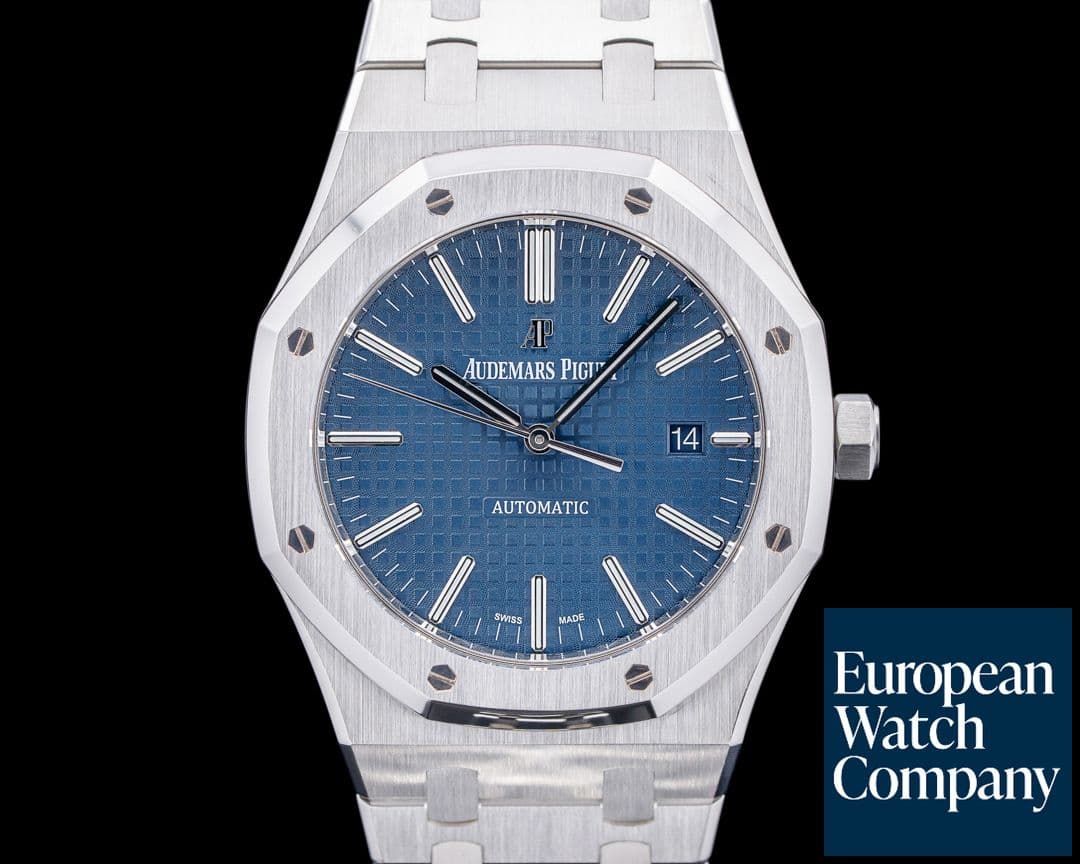 Image of Audemars Piguet Royal Oak 15400ST SS Blue Dial