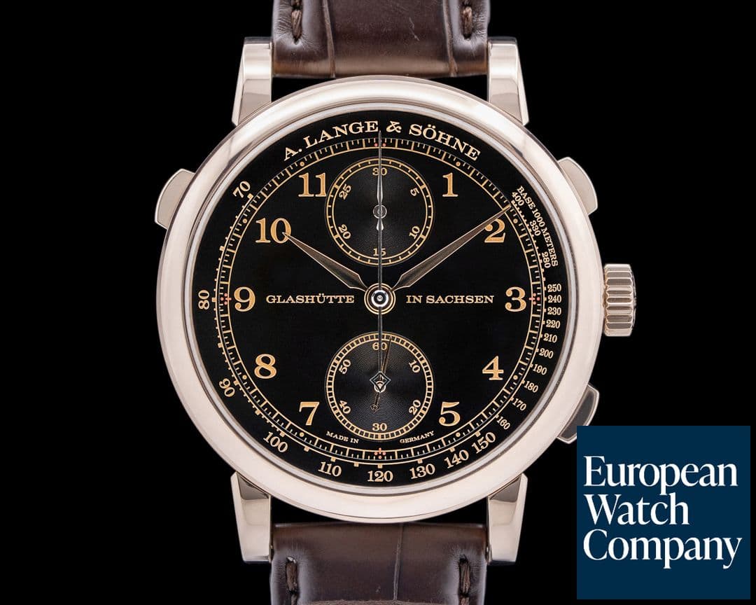 Image of A. Lange and Sohne 1815 Rattrapante Honeygold 425.050 Homage to F.A Lange LIMITED RARE