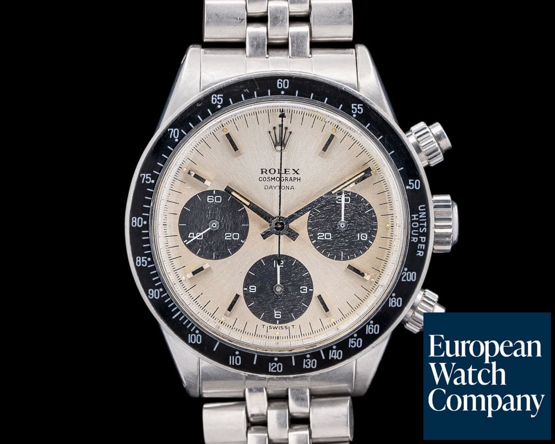 Image of Rolex Daytona 6240 RARE "Floating Small Daytona" SS C. 1966