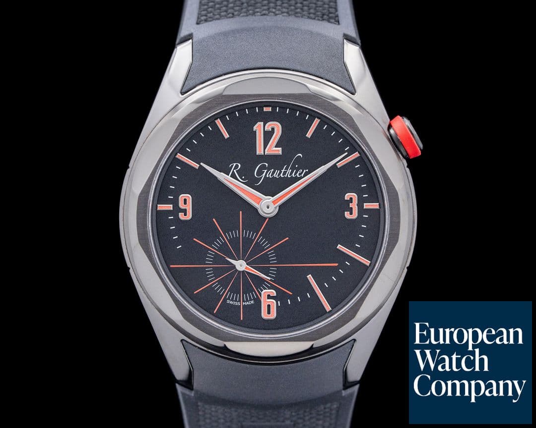 Image of Romain Gauthier C by Romain Gauthier MON00520 Titanium Black Dial LIMITED