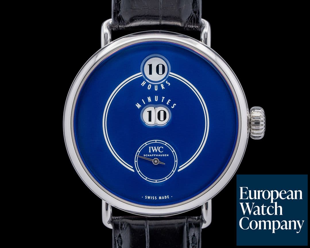 Image of IWC Tribute to Pallweber Edition "150 Years" Blue Dial LIMITED