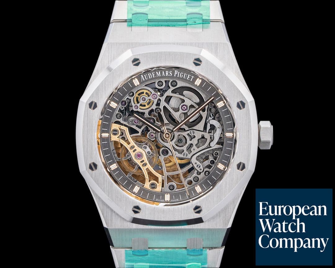 Image of Audemars Piguet 15407ST Royal Oak Double Balance Open Worked Skeleton Dial