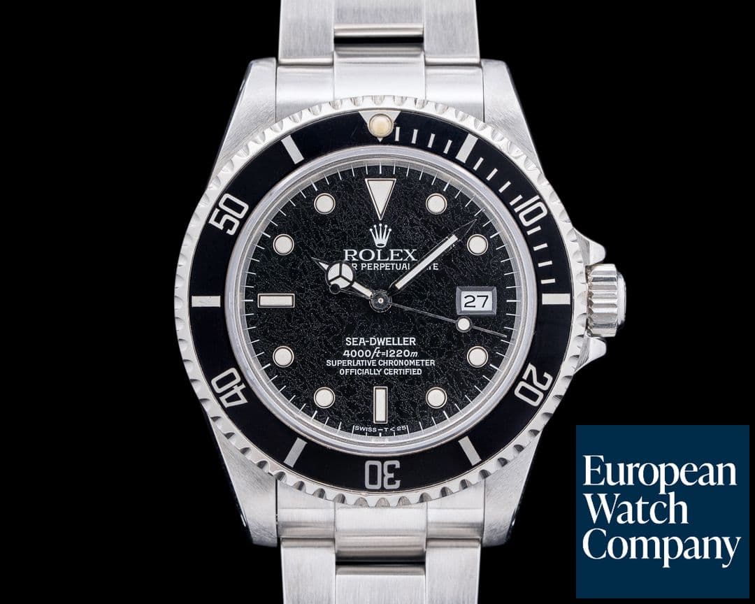 Image of Rolex Sea Dweller 16600 SS Black Dial FULL SET