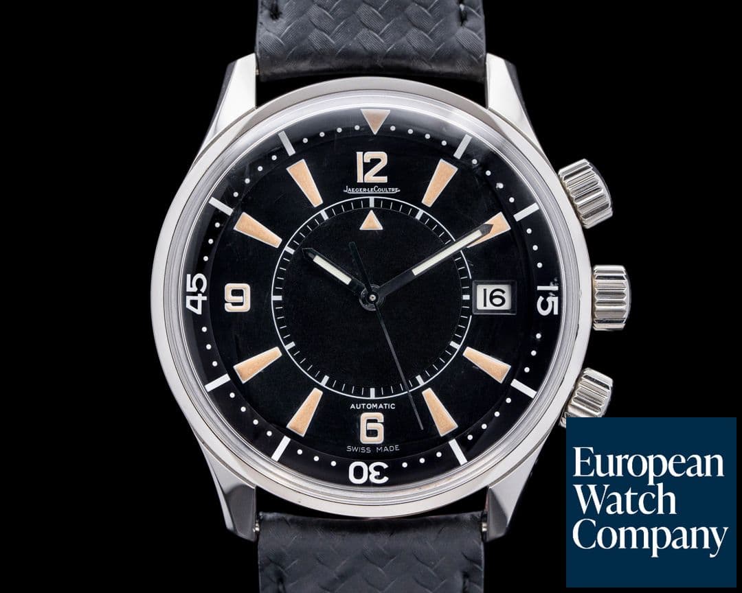 Image of Jaeger LeCoultre Memovox Tribute to Polaris 1968 SS Black Dial LIMITED