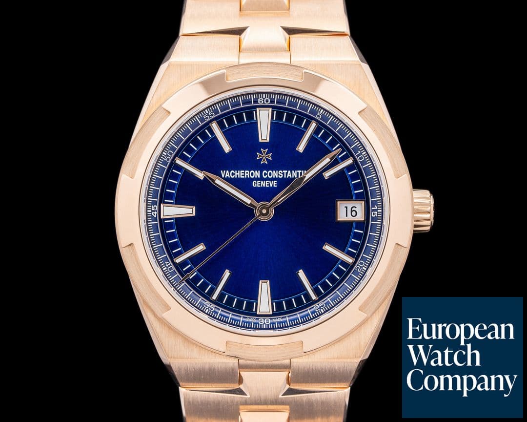 Image of Vacheron Constantin 4520V Overseas Automatic 18K Rose Gold Blue Dial 2024