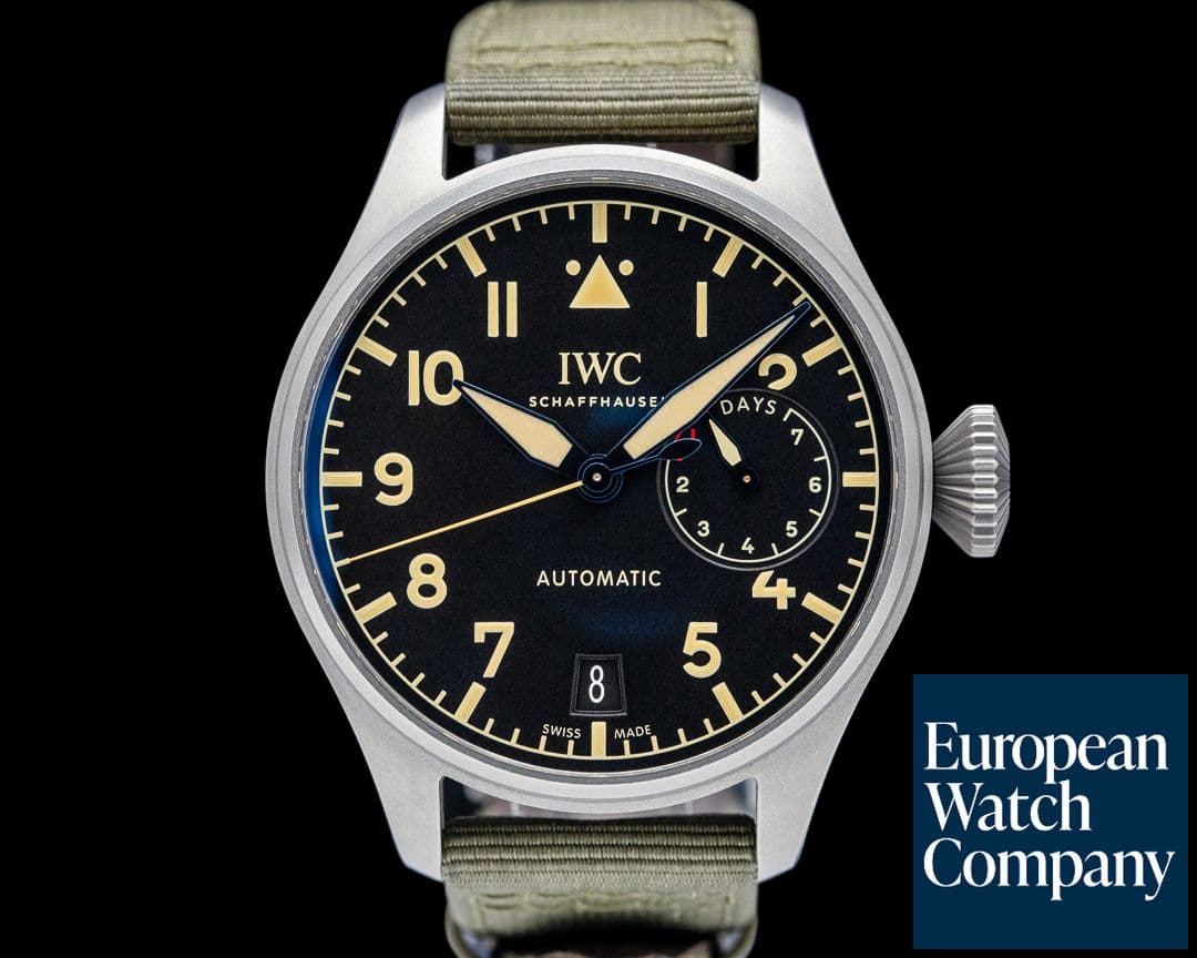 Image of IWC Big Pilot Heritage Titanium Black Dial