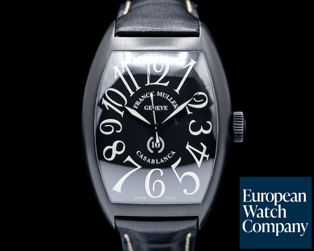 Image of Franck Muller Casablanca SS Black Dial LIMITED