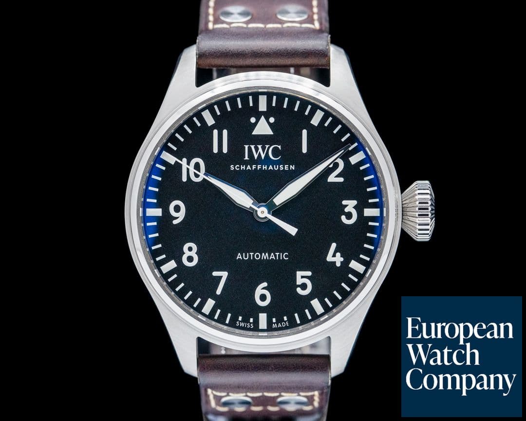 Image of IWC IW329301 Big Pilot's Watch SS Black Dial