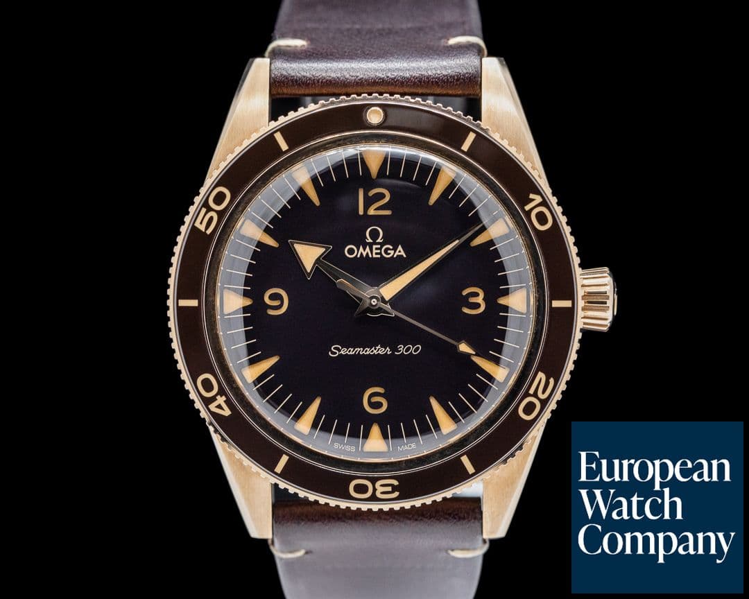 Image of Omega Seamaster 300M Master Chronometer Bronze Gold Brown Dial