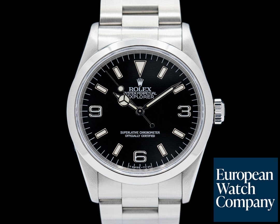 Image of Rolex Explorer I 14270 36MM SS Black Dial