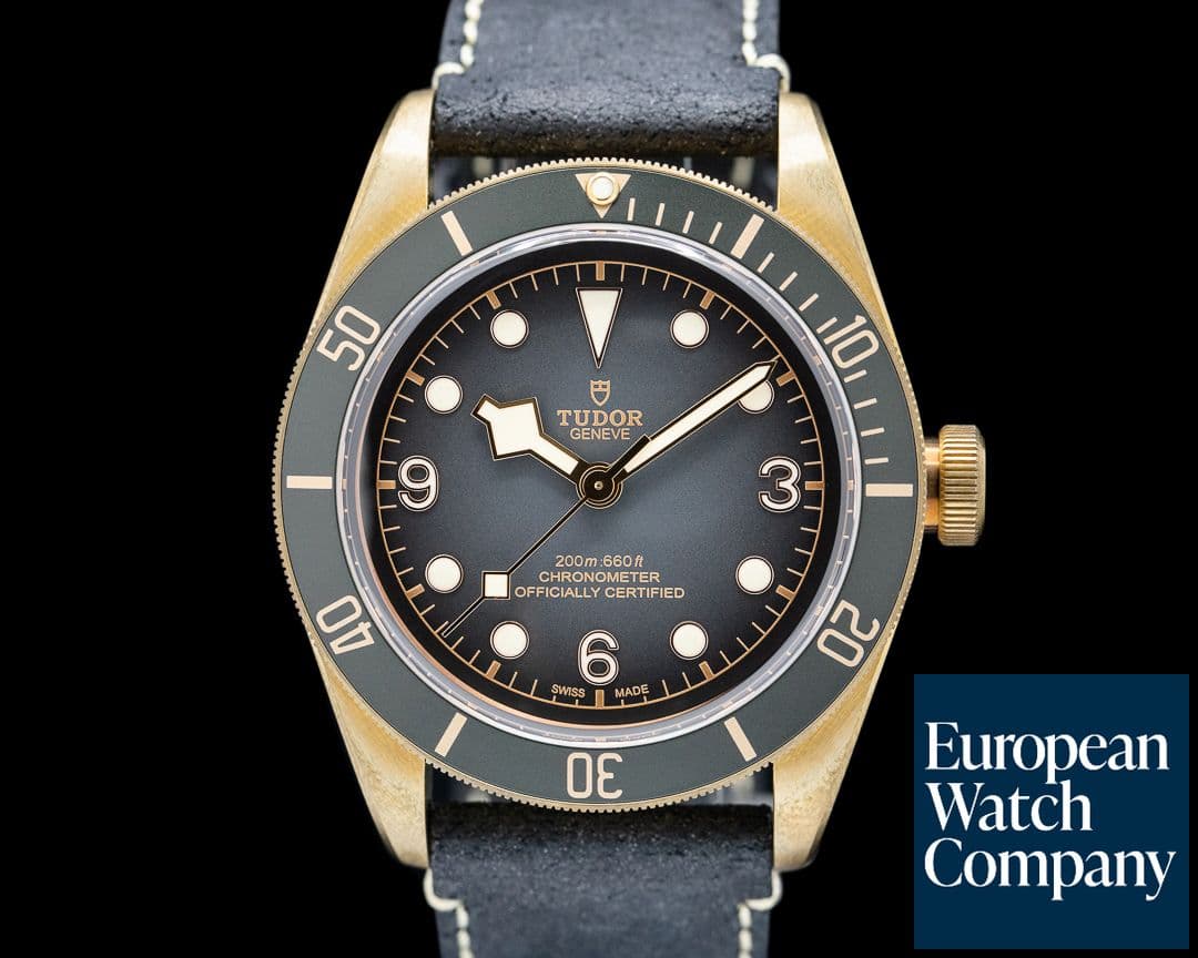Image of Tudor Heritage Black Bay Bronze Slate Gray Dial