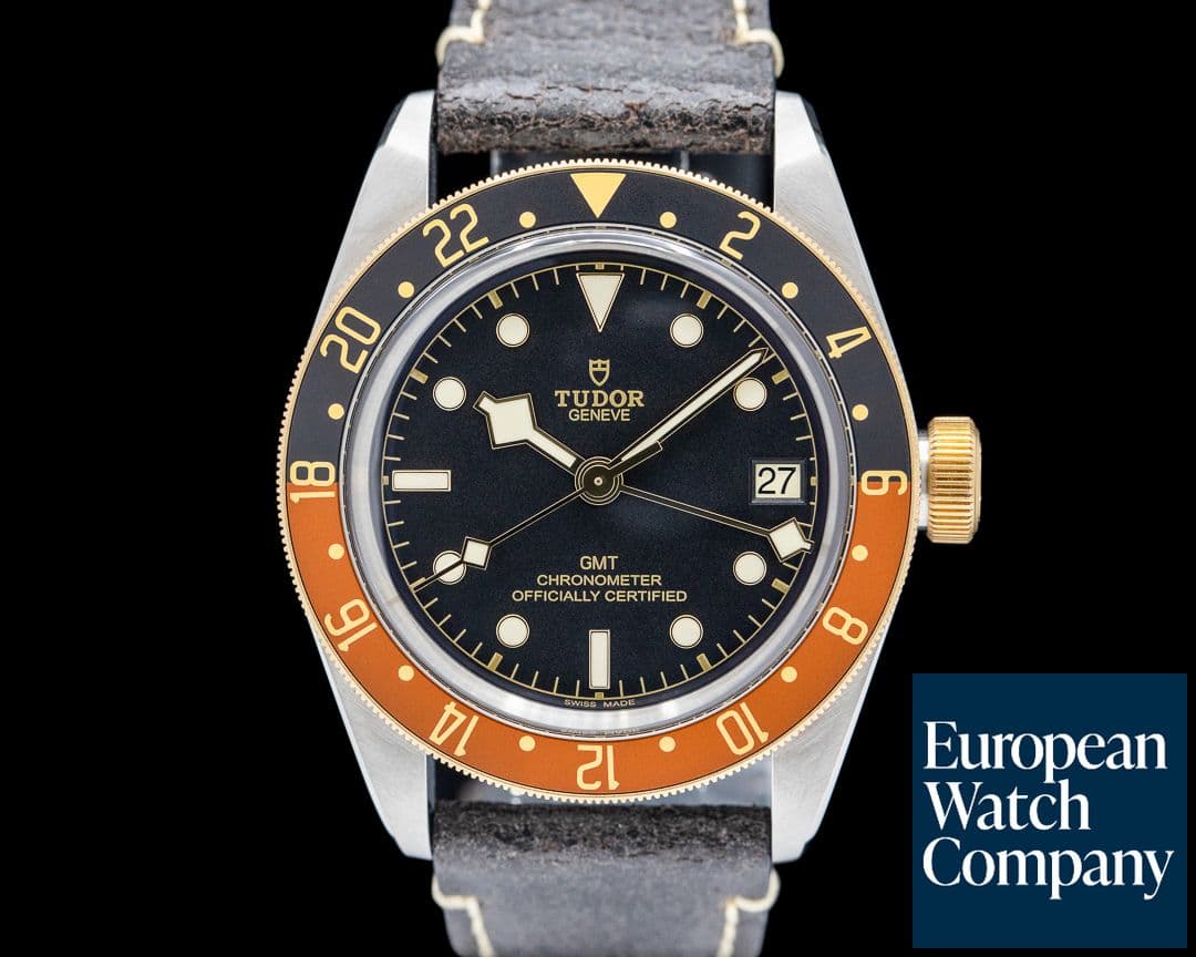 Image of Tudor Black Bay GMT "Root Beer" SS / 18K Yellow Gold Black Dial