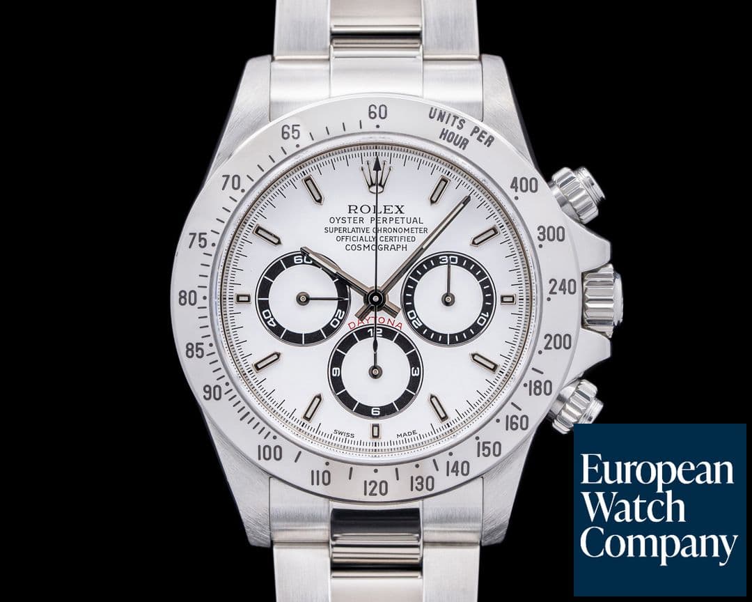 Image of Rolex Daytona 16520 "Zenith" SS White Dial C. 1999