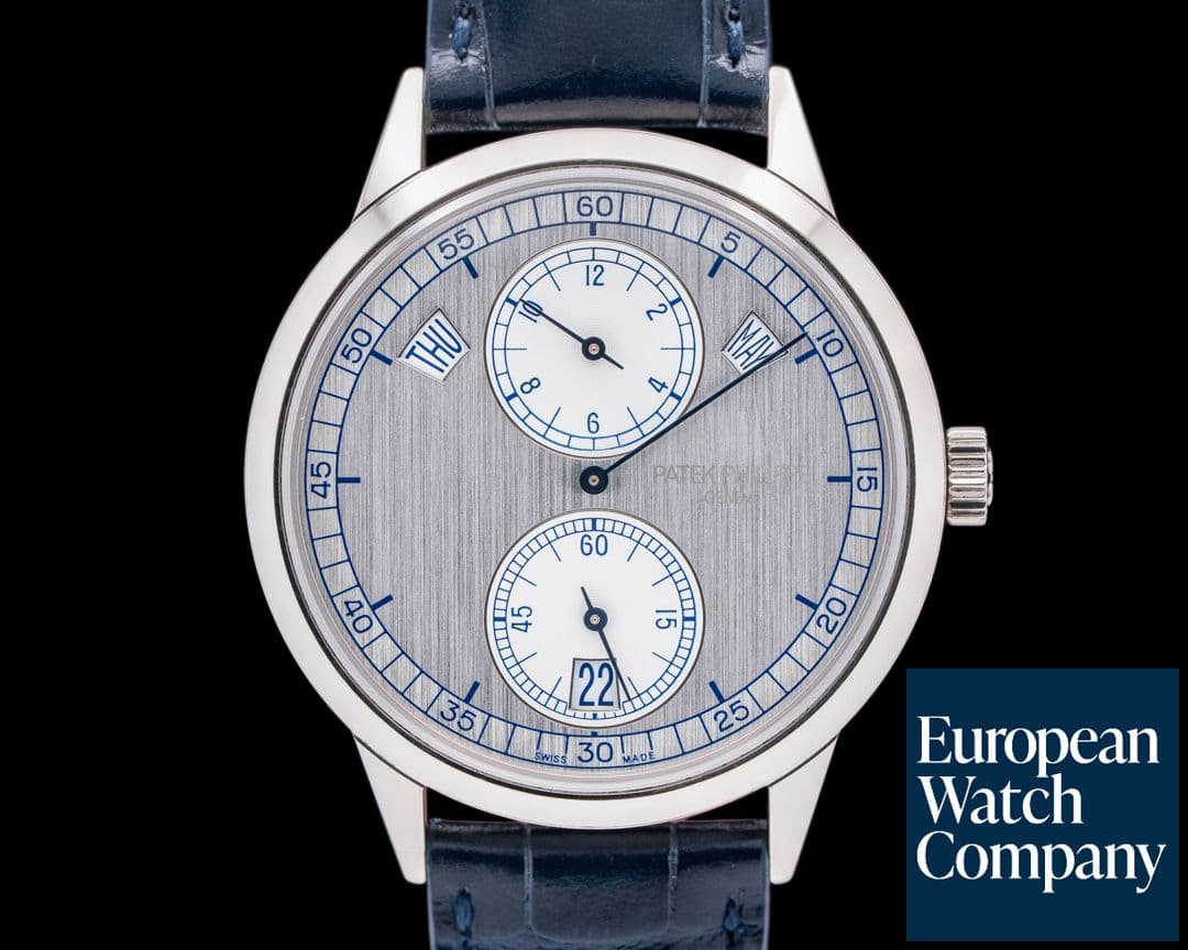 Image of Patek Philippe Annual Calendar Regulator 18K White Gold Silver Dial