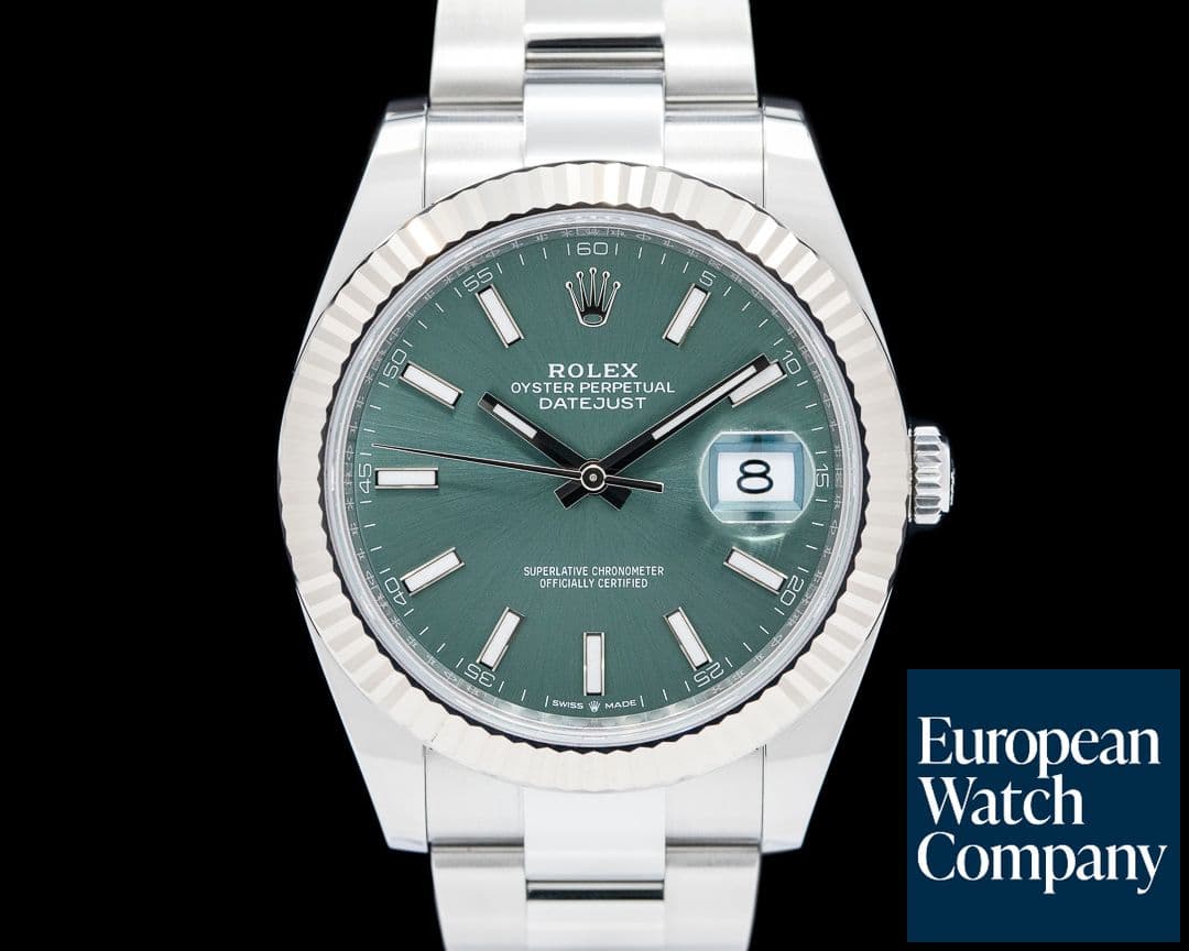Image of Rolex Datejust 41 SS Green Dial 2024