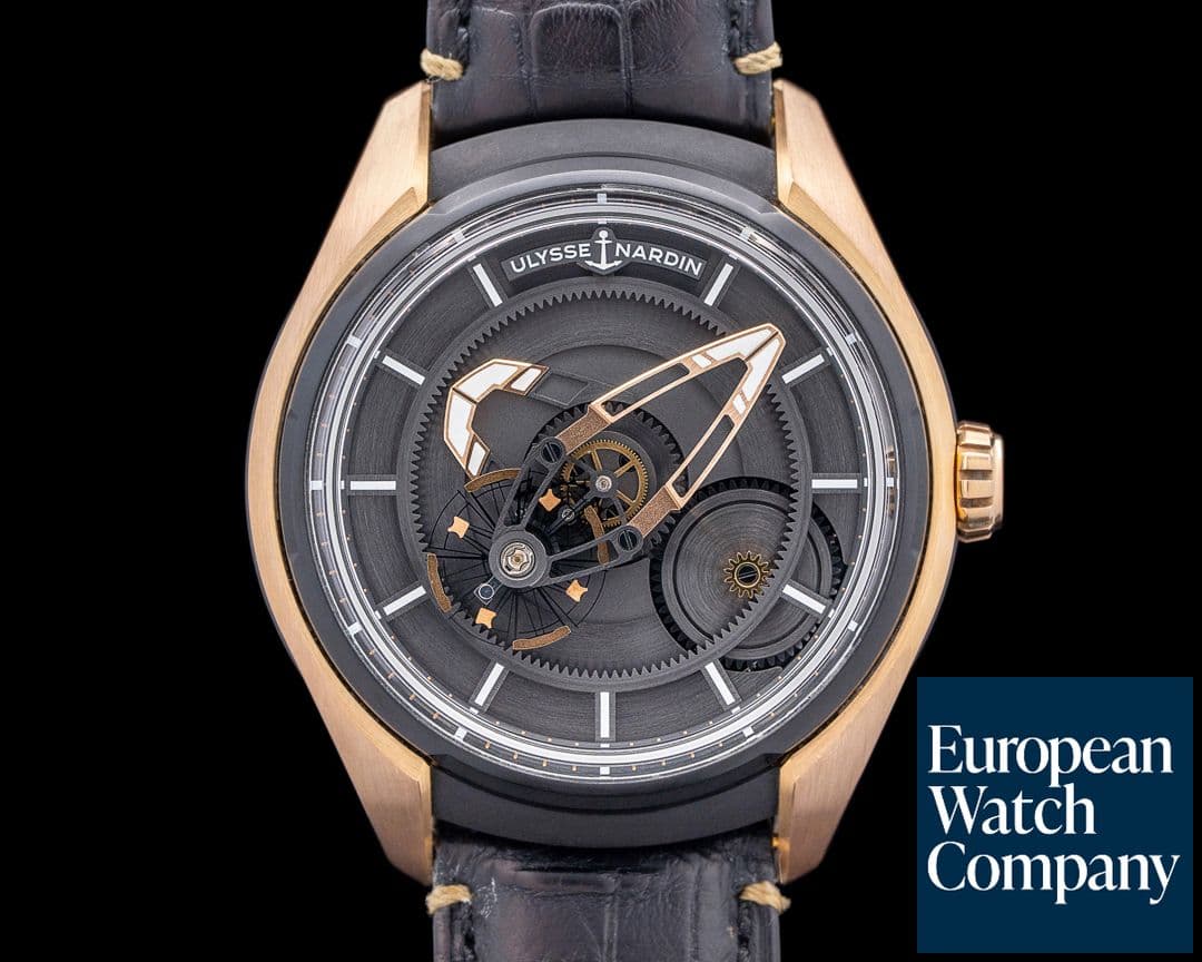 Image of Ulysse Nardin Freak X 18K Rose Gold Black Dial