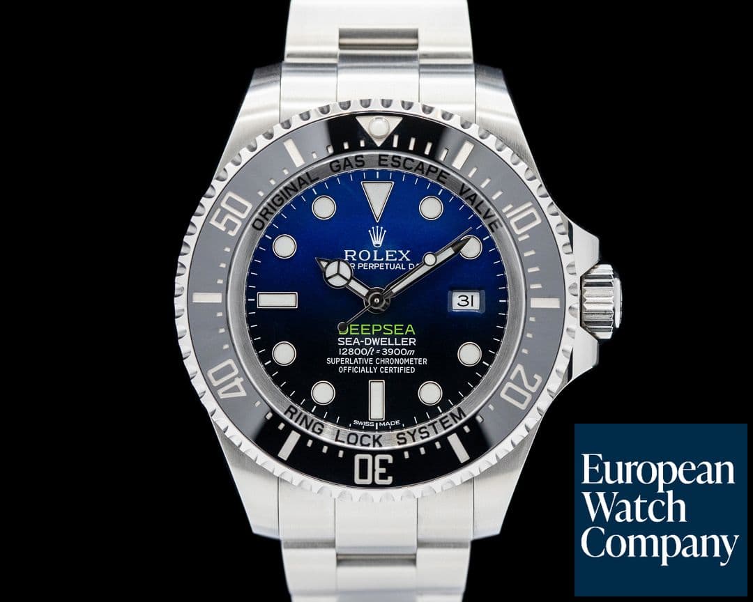 Image of Rolex Sea Dweller Deep Sea D-Blue "James Cameron" SS Blue Dial