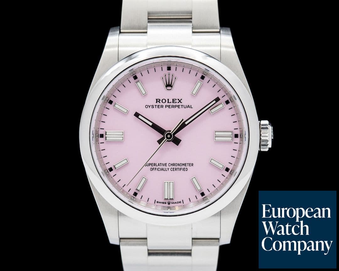 Image of Rolex Oyster Perpetual 126000 SS Pink Dial