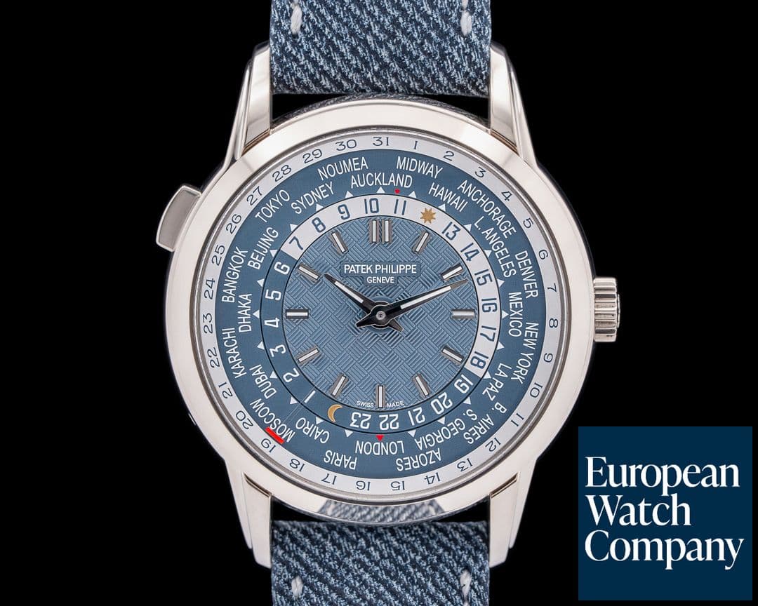 Image of Patek Philippe 5330G World Time Date 18K White Gold Blue Dial 2024