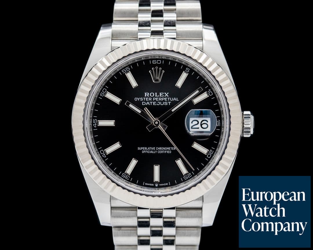 Image of Rolex Datejust 126334 41 SS Jubilee Black Dial