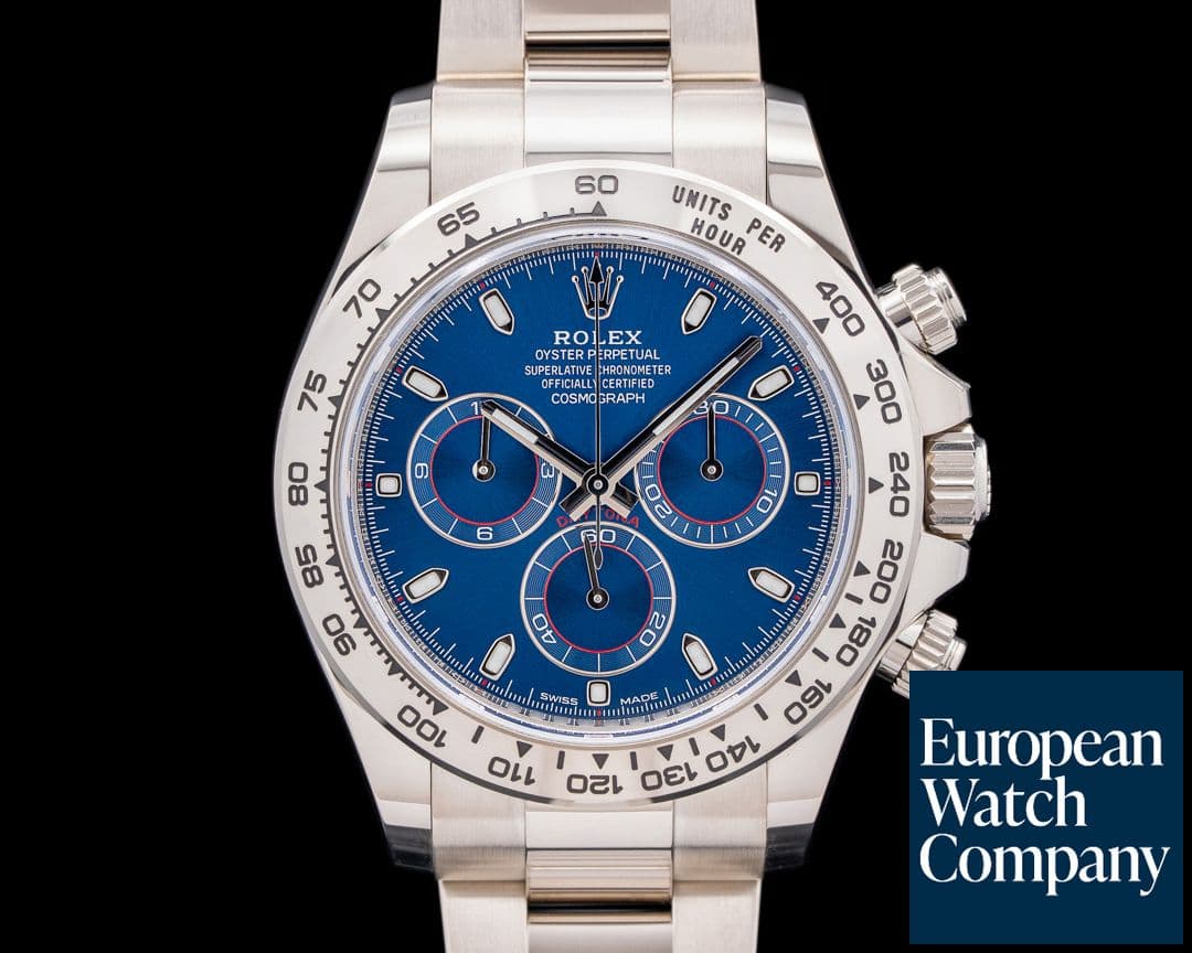 Image of Rolex Daytona 116509 18K White Gold Blue Dial