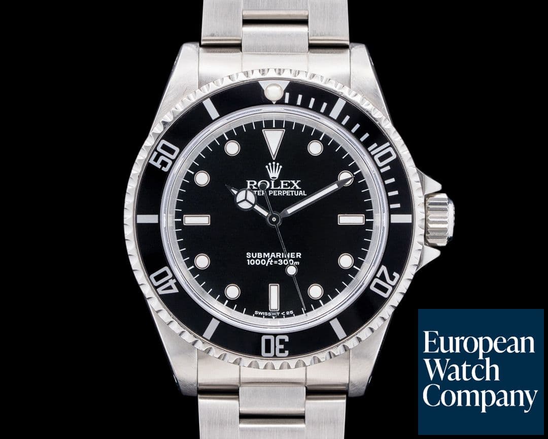 Image of Rolex Submariner No Date SS Black Dial 14060 FULL SET