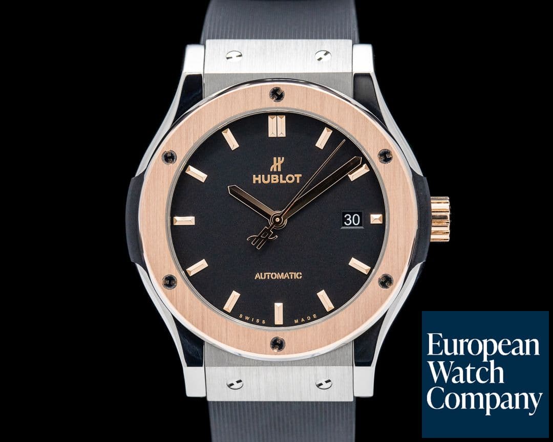 Image of Hublot Classic Fusion Titanium King 18K Rose Gold / Titanium Black Dial