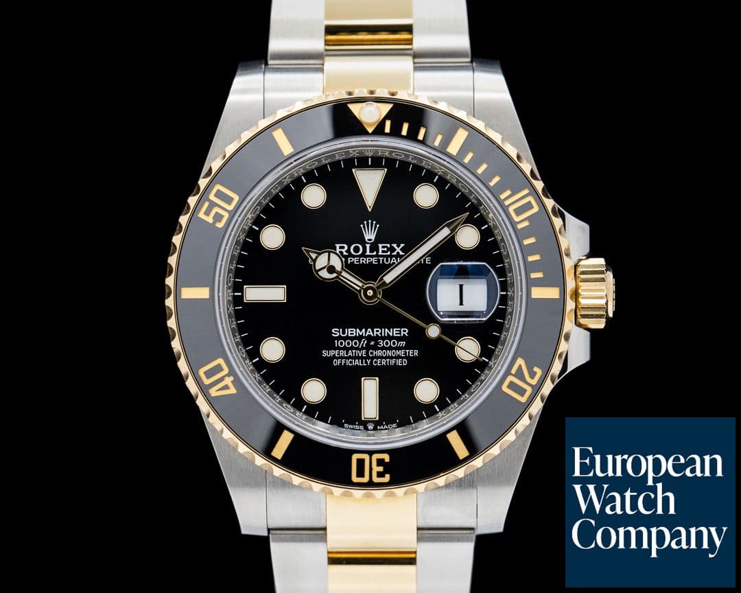 Image of Rolex Submariner 126613LN 18K Yellow Gold / SS Black Dial