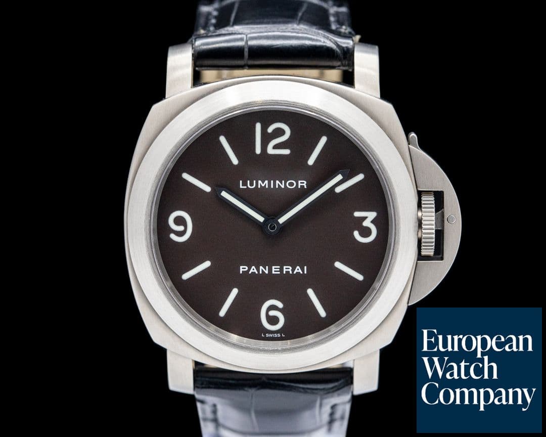 Image of Panerai Luminor Base Titanium Brown Dial PAM00116