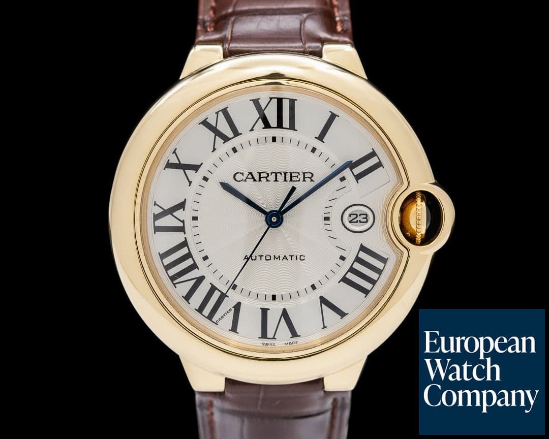 Image of Cartier Ballon Bleu de Cartier 18K Yellow Gold Silver Dial