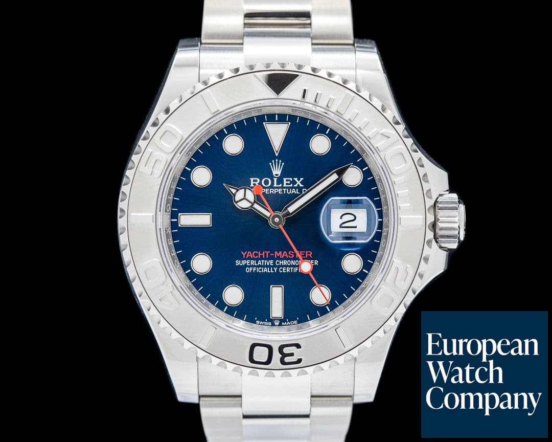 Image of Rolex Yacht Master 126622 SS Platinum Bezel Blue Dial 2024 UNWORN