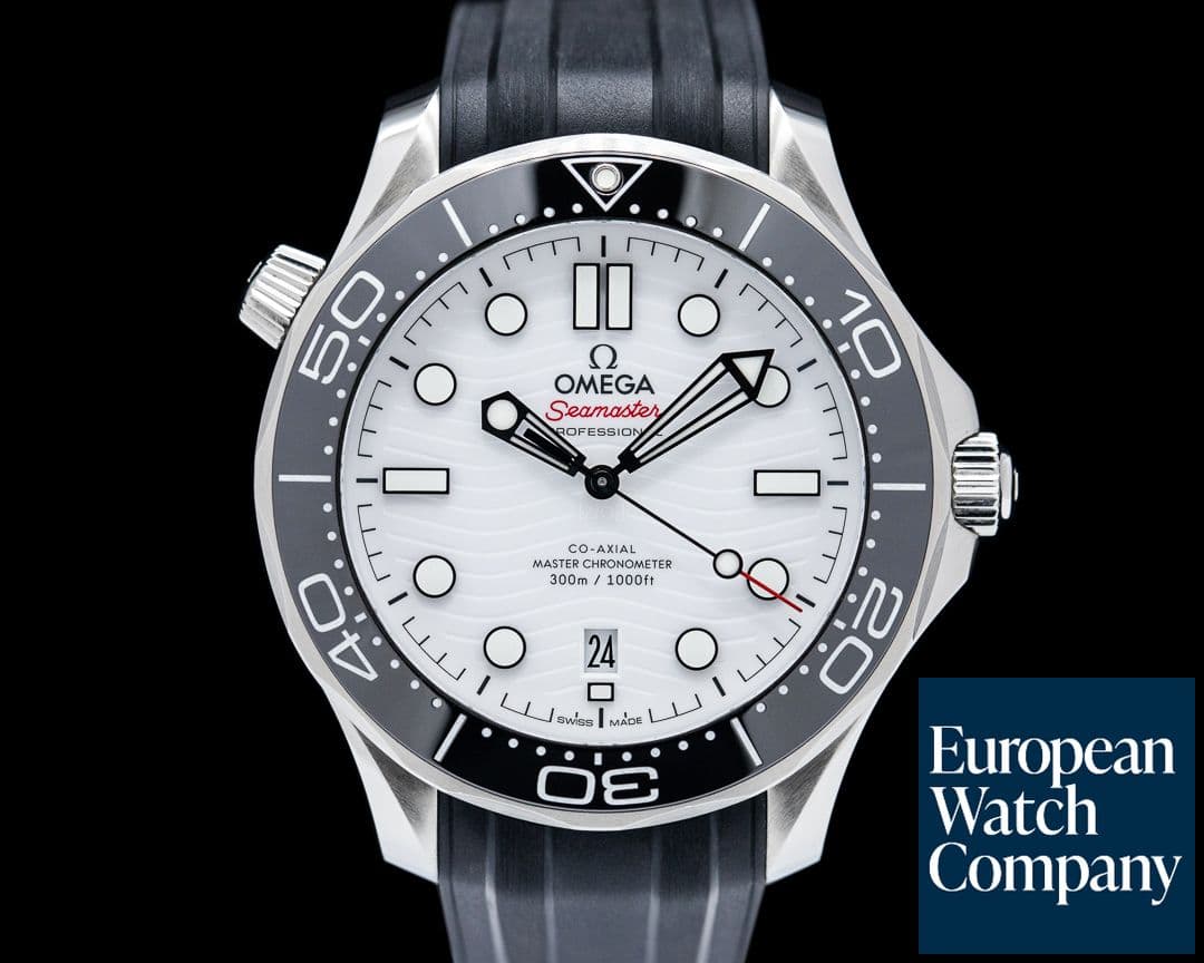 Image of Omega Seamaster Diver 300M Co-Axial Master Chronometer SS White Dial