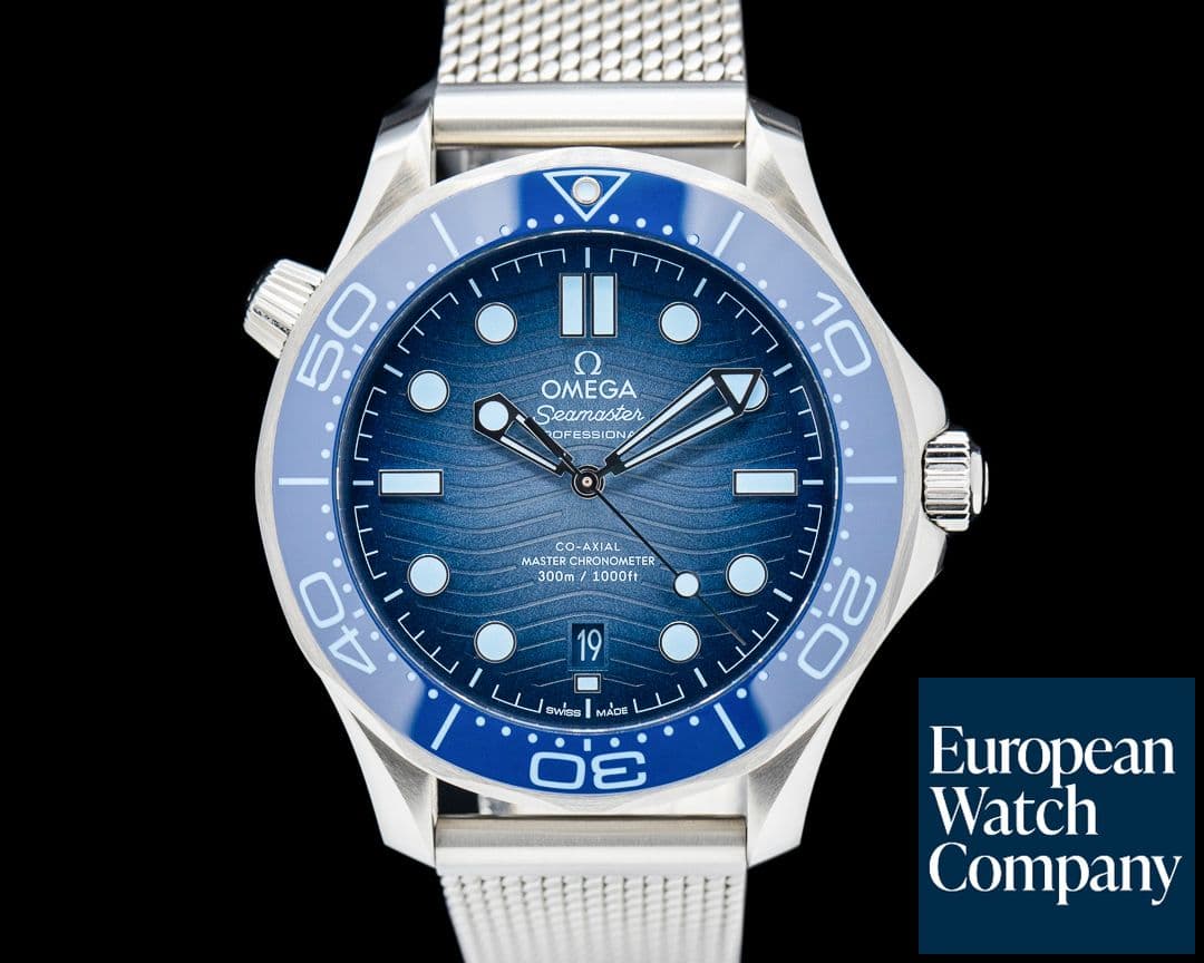 Image of Omega Seamaster Diver 300M 42MM SS Blue Dial