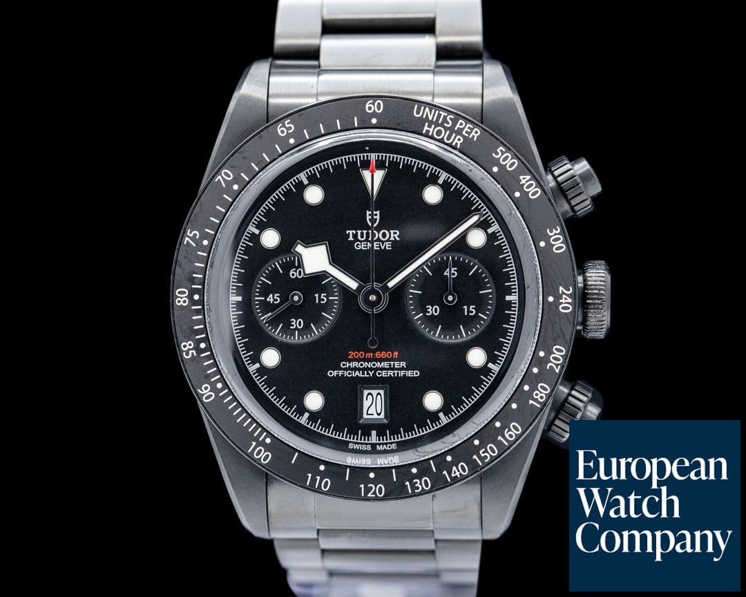 Image of Tudor 79360DK Heritage Black Bay Chronograph Dark LIMITED