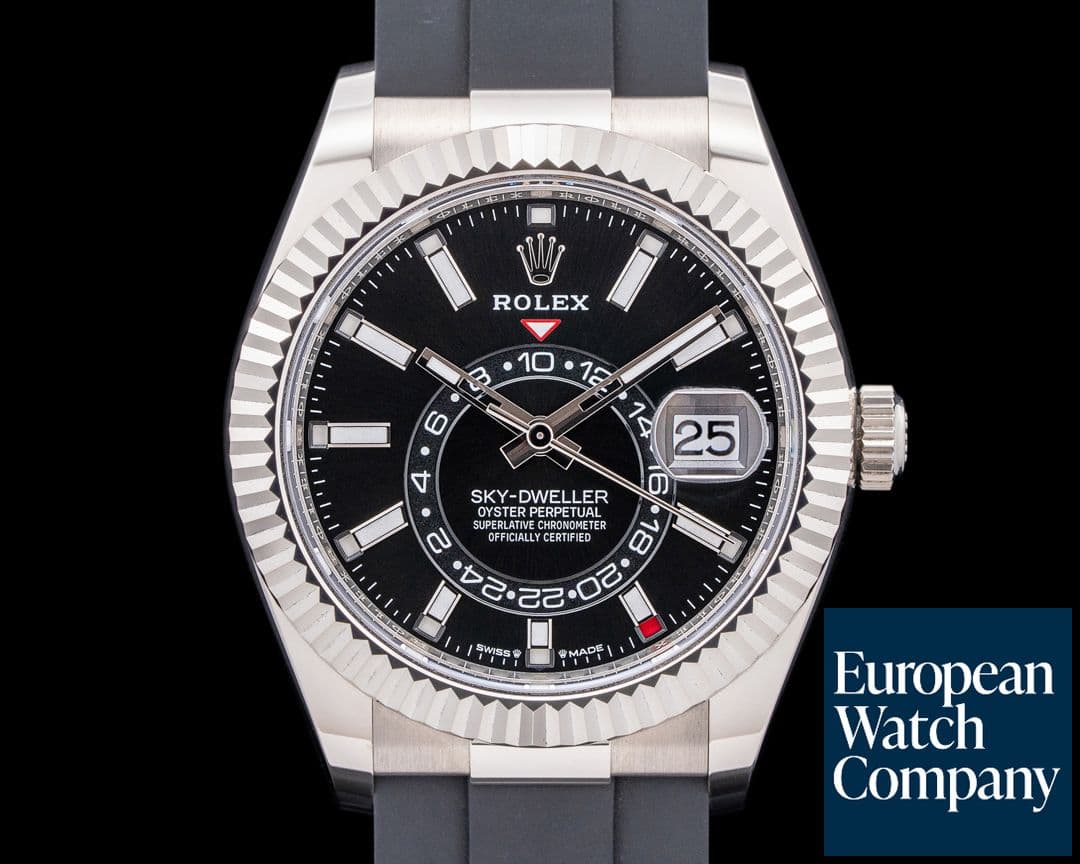 Image of Rolex Sky Dweller 18K White Gold Black Dial