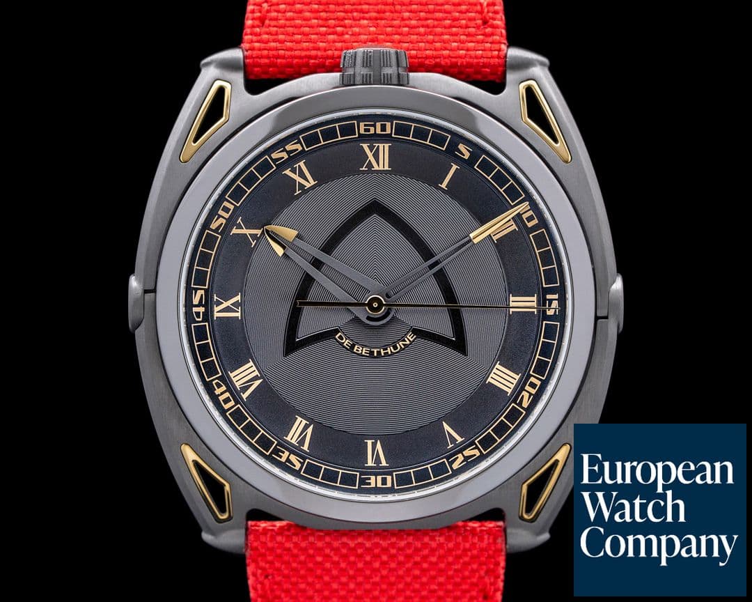 Image of De Bethune DB27 Titan Hawk JPS Titanium Black Dial
