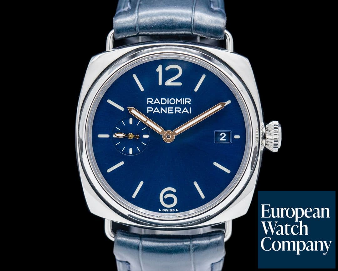Image of Panerai Radiomir Quaranta SS Blue Dial
