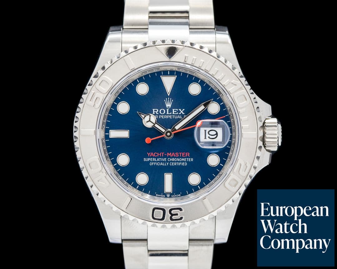 Image of Rolex Yacht Master 126622 SS Platinum Bezel Blue Dial