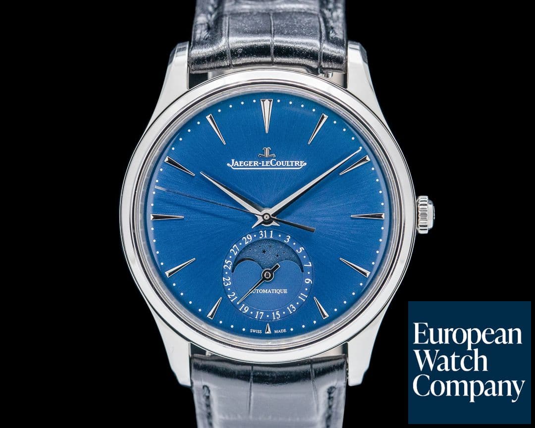 Image of Jaeger LeCoultre Master Ultra Thin Moon SS Blue Dial 2024